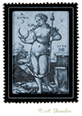 Stamp: Alchemical Planet of Moon (key 2)